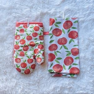 Summer Peach Kitchen Set 2 pc